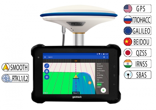 Agricultural guidance system geotrack explorer PLUS RTK